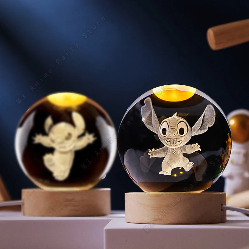 ShineAmour™ - Disney Lilo & Stitch Unique Crystal Ball Lamp
