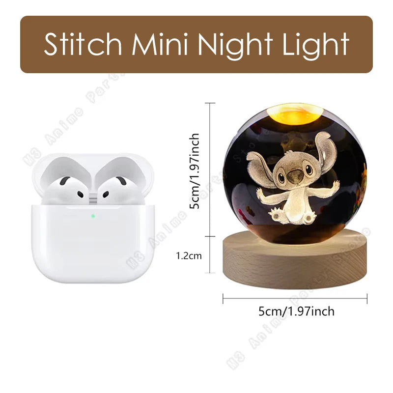 ShineAmour™ - Disney Lilo & Stitch Unique Crystal Ball Lamp