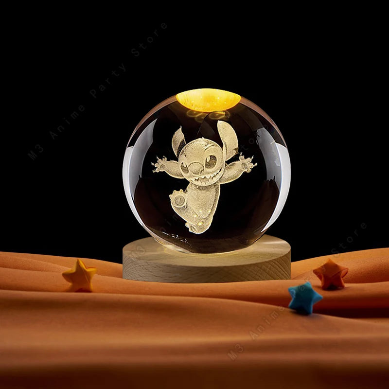 ShineAmour™ - Disney Lilo & Stitch Unique Crystal Ball Lamp