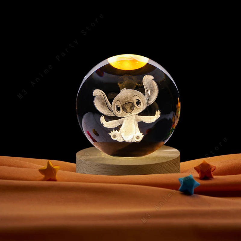 ShineAmour™ - Disney Lilo & Stitch Unique Crystal Ball Lamp