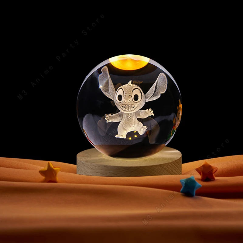 ShineAmour™ - Disney Lilo & Stitch Unique Crystal Ball Lamp