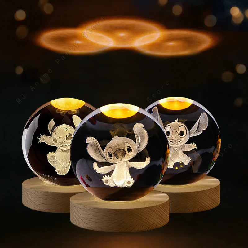 ShineAmour™ - Disney Lilo & Stitch Unique Crystal Ball Lamp